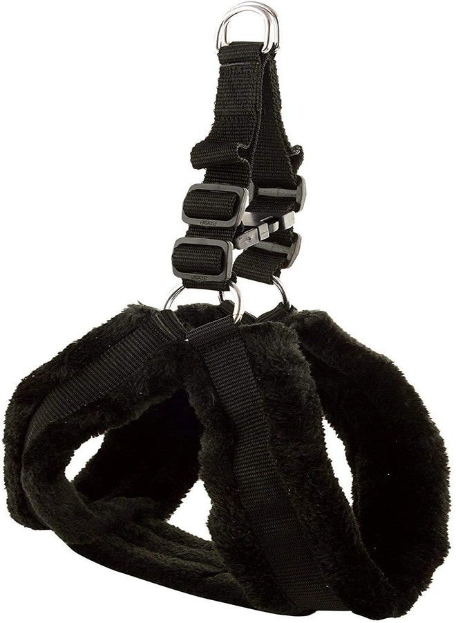 Cavalry Nylon Adjustable Chest Size 20" to 30" Dog Harness & Leash 15 MM Black for M & Large Dog - Image 2